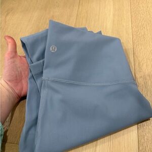 Lululemon chambray leggings (wunder train 25in)
